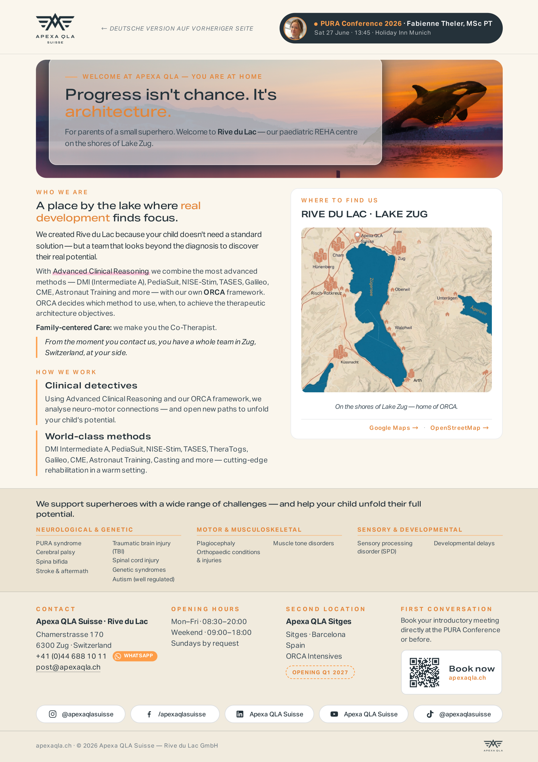 Brochure — English side